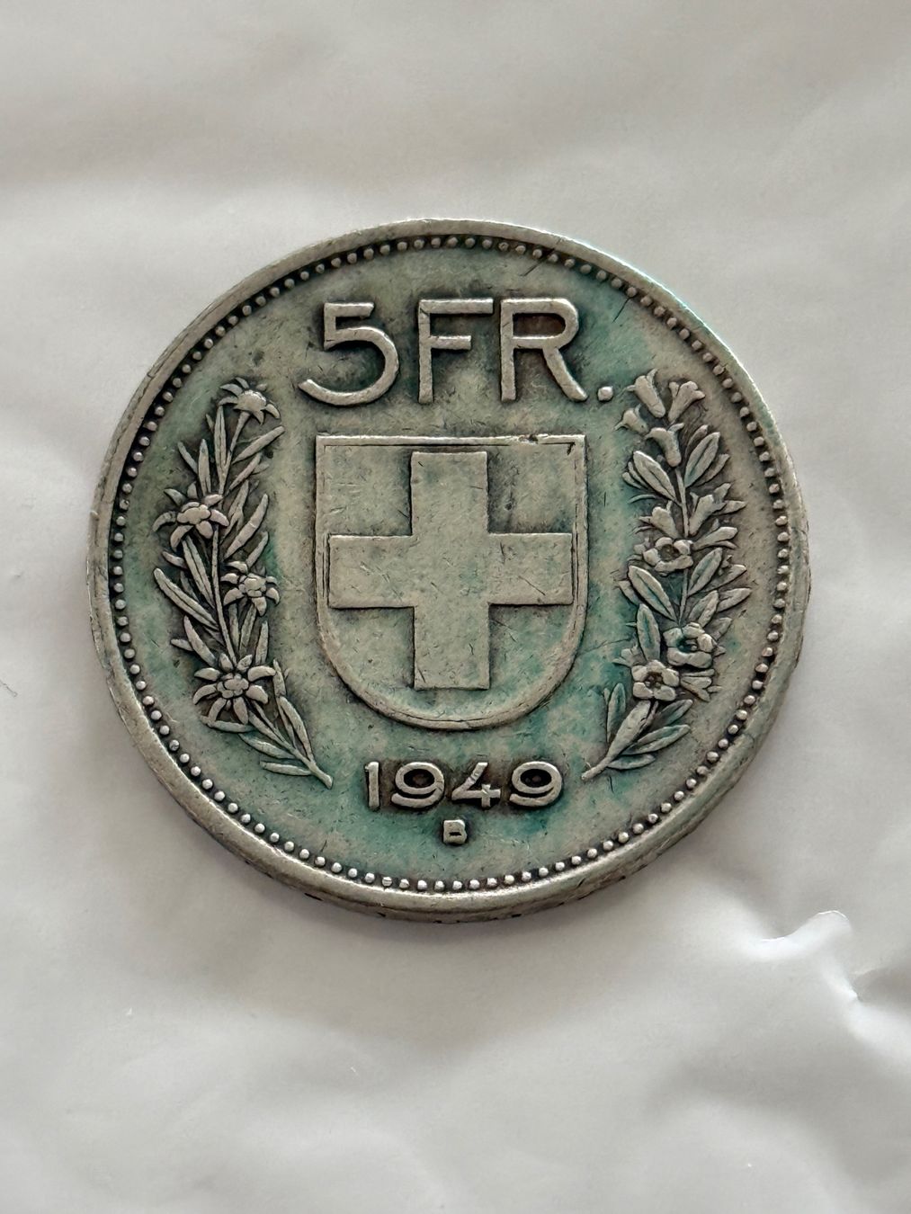 Tutti le monete: 5 Franken 1949  Silber, Rar – Usato da Wallisellen venduto da SWISS_SILVER1 1