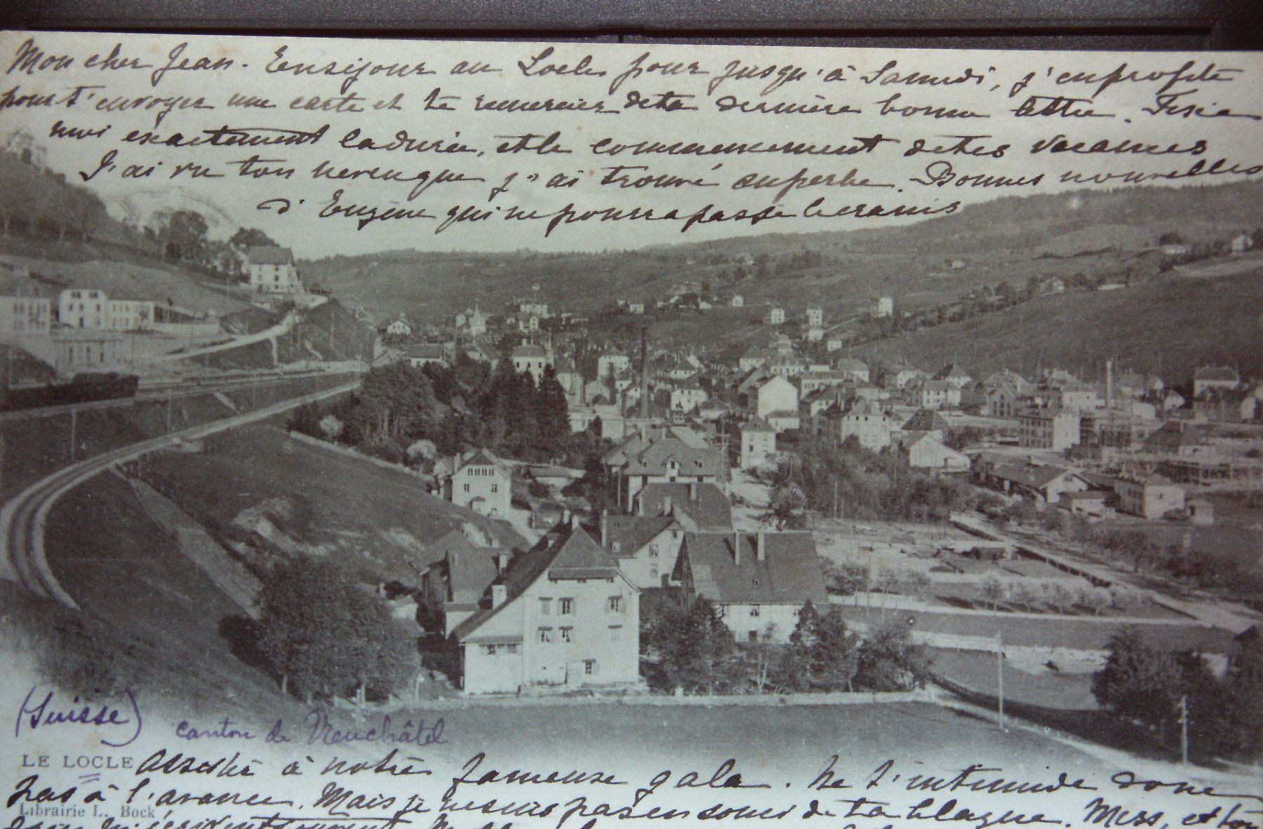 Cartoline postali: vue du Locle depuis les Billodes – Usato da Le Locle venduto da Roger46