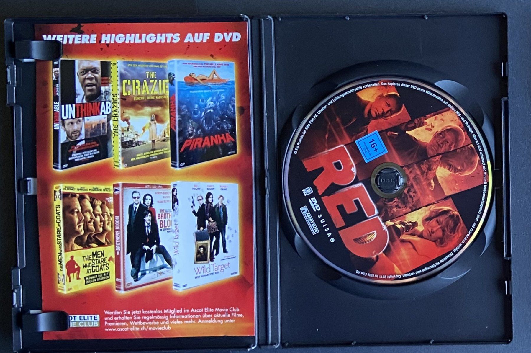 Tutti i DVDs: DVD  +Red + Red 2" – Usato da Böckten venduto da Hansi36 1
