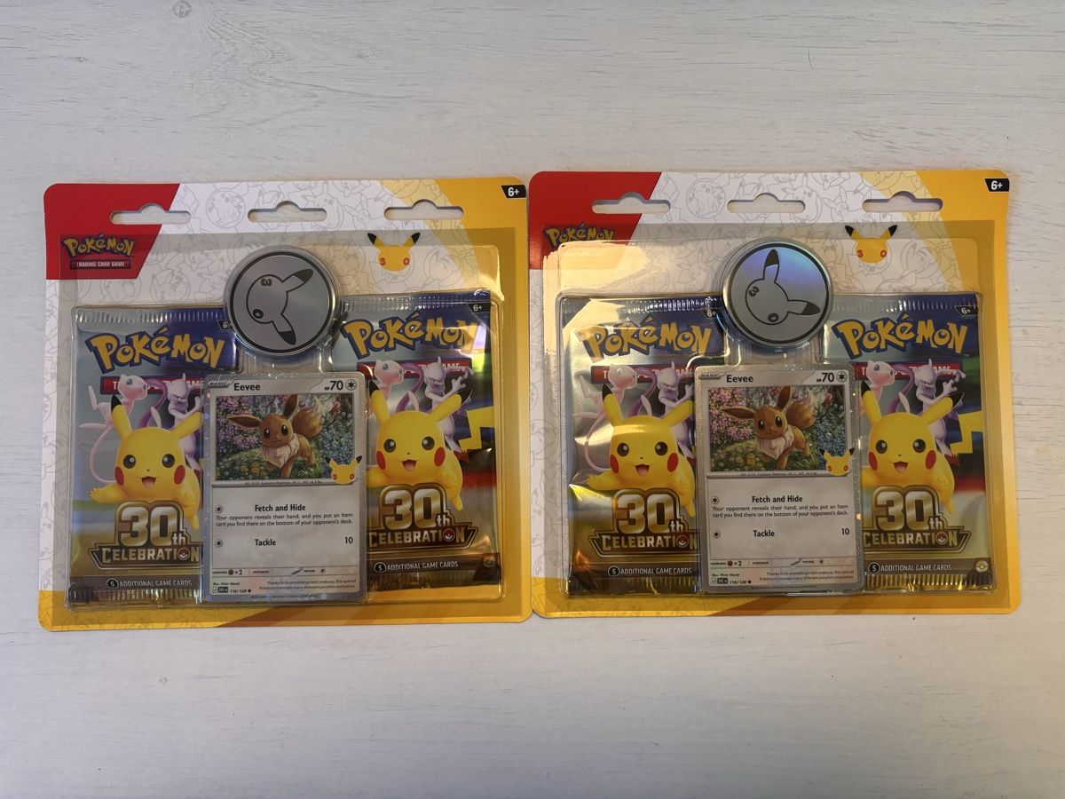 Pokémon Carte collezionabili: 2x 30th Celebration 2-Pack Blister – Nuovo (secondo la descrizione) da Unterkulm venduto da hal_hl75