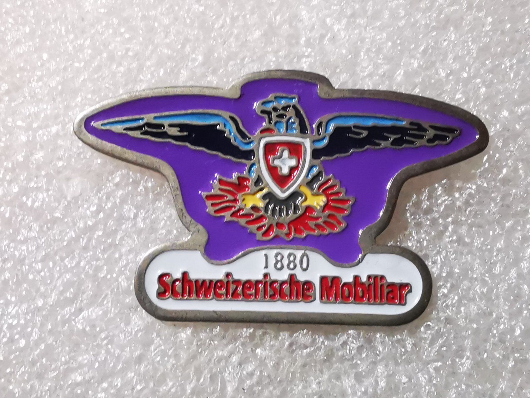 Placchette & Badge: Ansteckpin 15: Schweizerische Mobiliar – Usato da Oppligen venduto da Pin-Fall-Shop