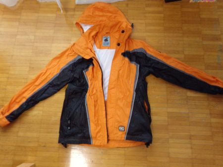 Damen Windjacke orange  mir Kapuze   Gr. S