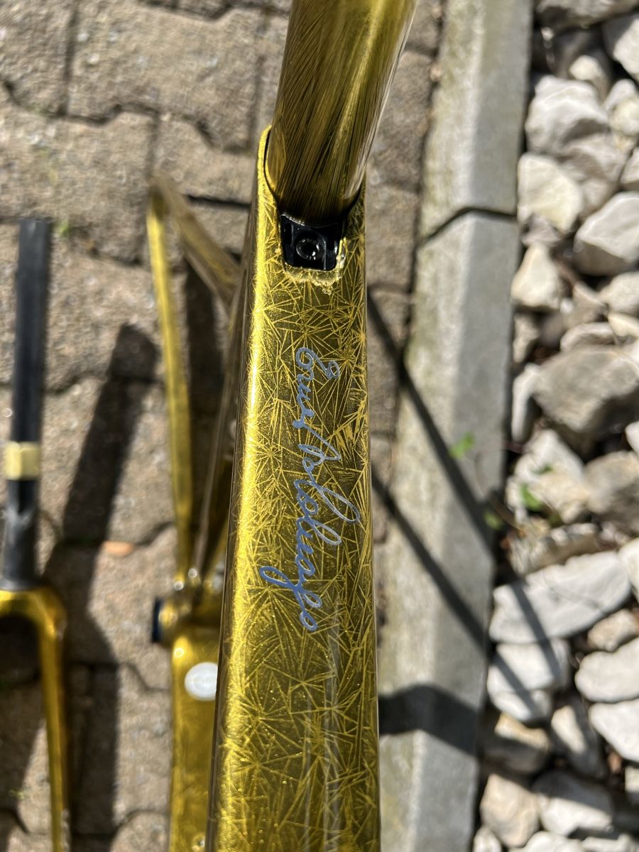 Colnago Biciclette: Colnago V3Rs Disc Frameset, 54cm, frozen gold – Nuovo (secondo la descrizione) da Kriens venduto da Velochetti_Kriens 5