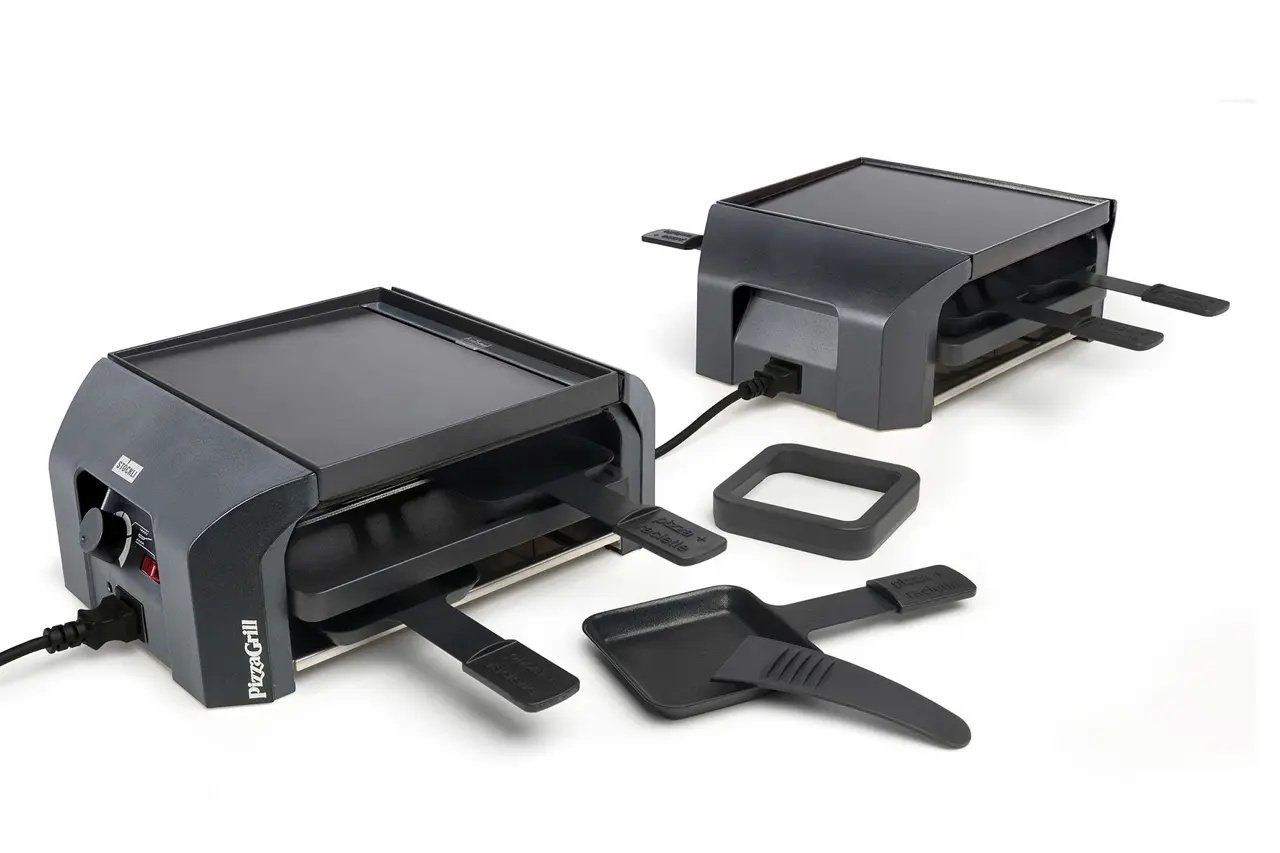 Stöckli Elettrodomestici da cucina: STöCKLI PizzaGrill four4 Set, Raclette, anthrazit – Nuovo (secondo la descrizione) da Kägiswil venduto da pebart