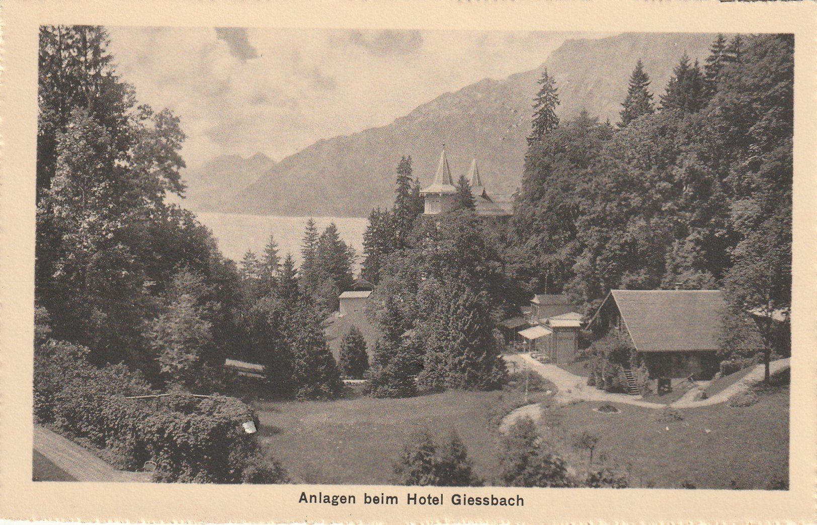 Ansichtskarten: BE - Giessbach - Hotel – Gebraucht aus uttwil von Koehlerfred