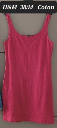 Mini robe elastique H&M taille 38 /Coton