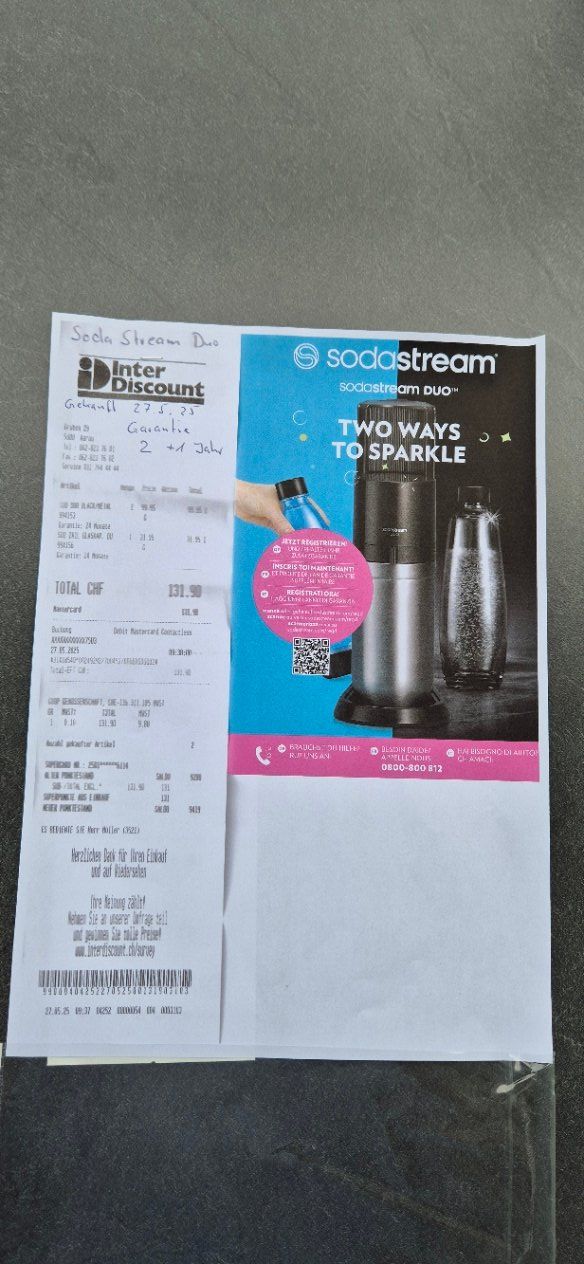 Sodastream Elettrodomestici da cucina: Soda Stream Duo – Usato da Aarau Rohr venduto da Rodolfo55 4