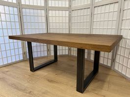 Salontisch Couchtisch UDINA Wildeiche massiv Bassano 110 cm