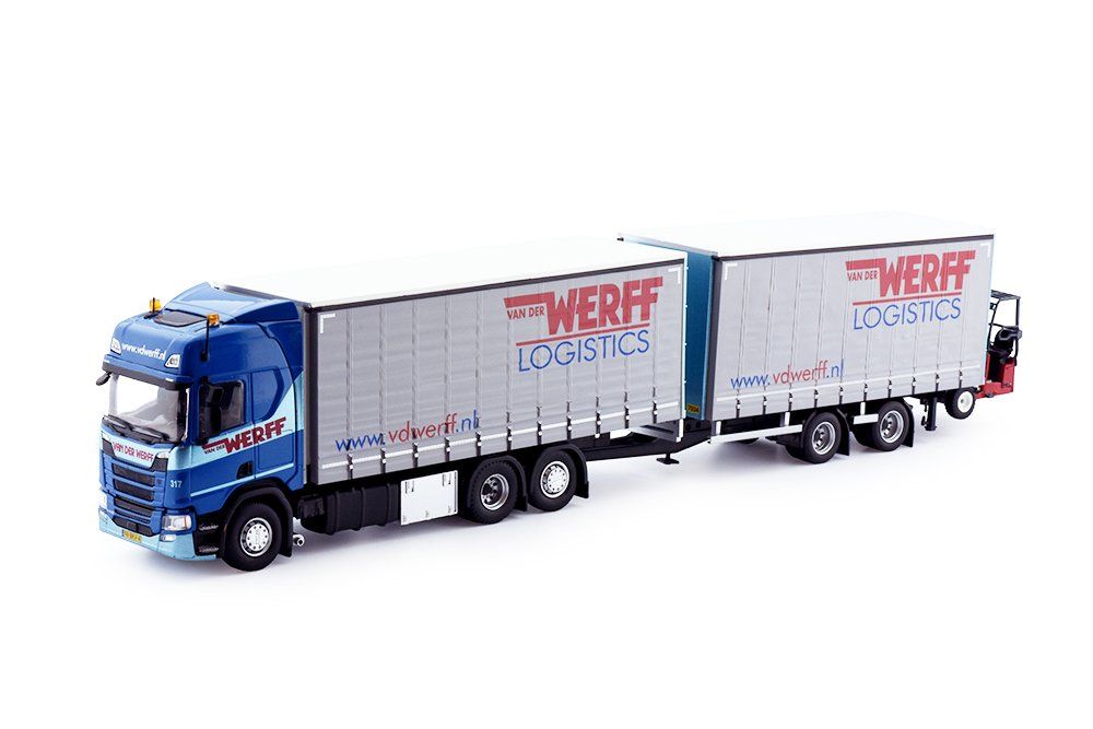 Tekno Kit di modellismo & Modellini statici: Tekno 75146 Scania van der Werf – Nuovo e nell'imballaggio originale da Dagmersellen venduto da FBM-Bacheli