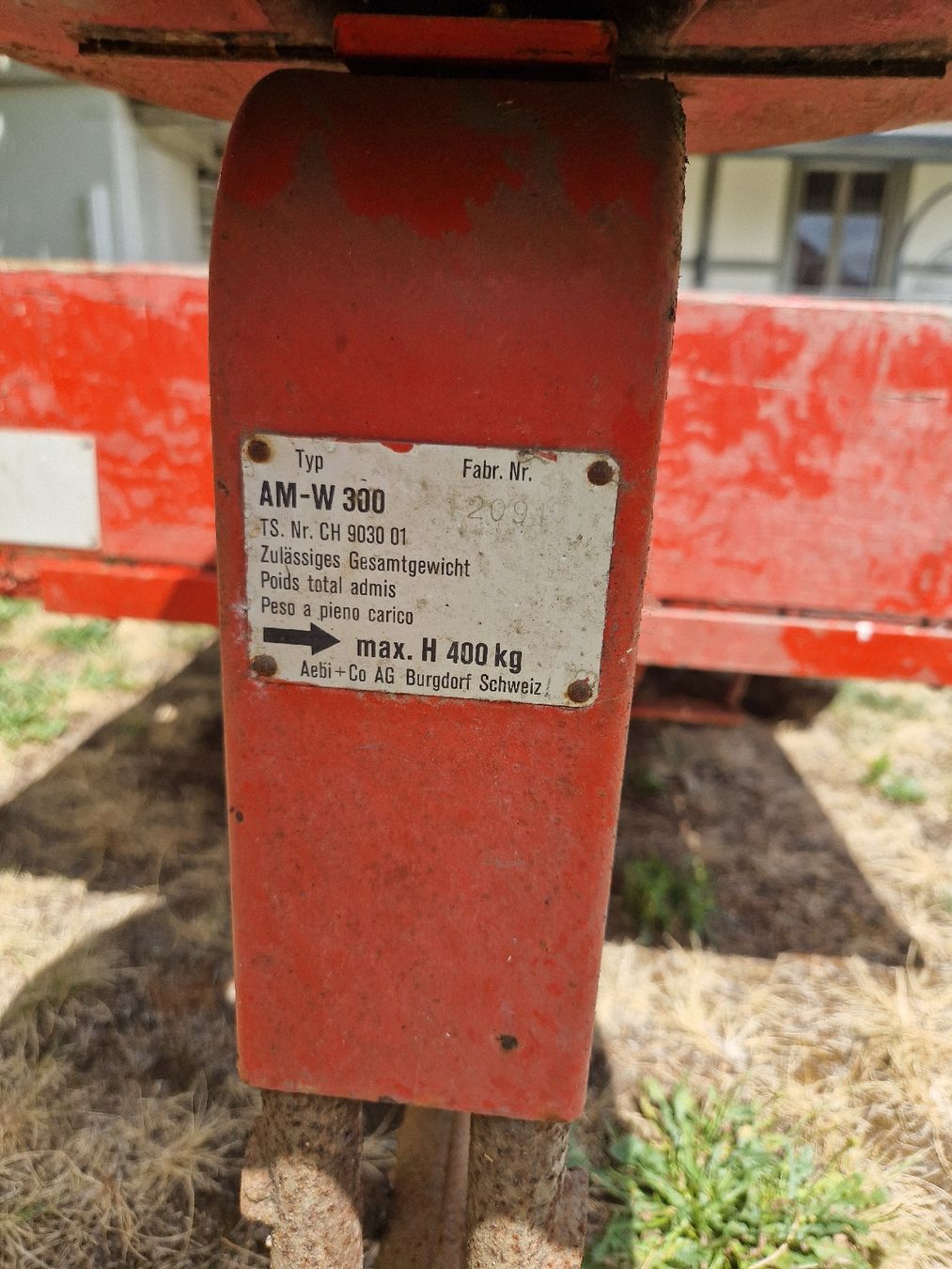 Aebi Rimorchi: Anhänger AM- W 300 – Usato da Grafenried venduto da ice_cream01 2