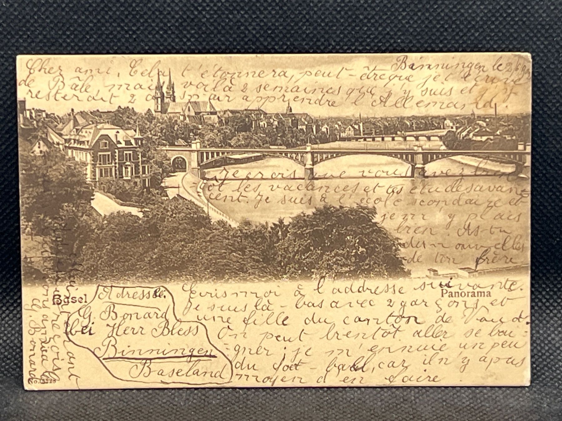 Cartoline postali: Basel – Usato da Widnau venduto da Brusi9