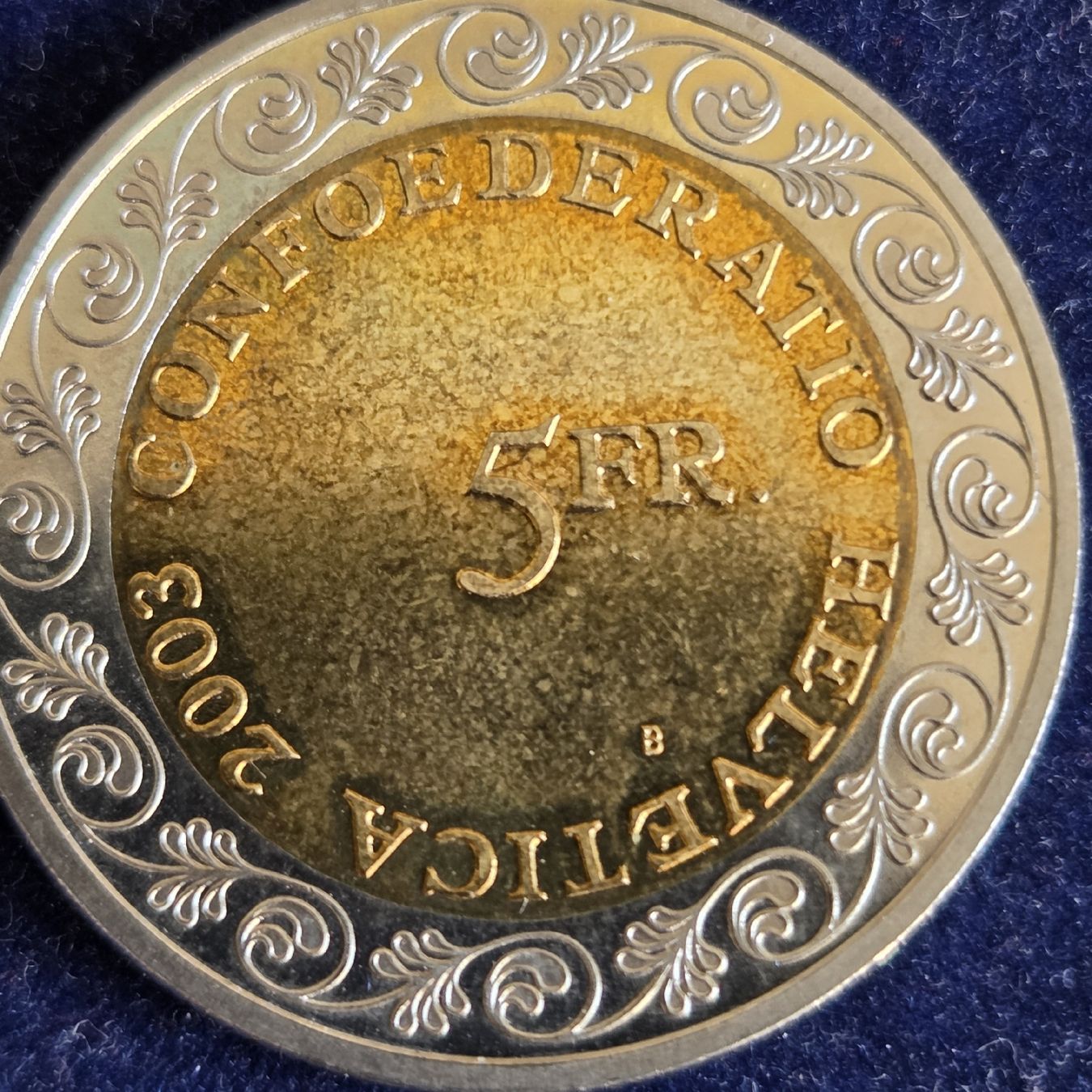 Toutes les monnaies: Top Schweizer 5 Fr. Münze 2003 – D'occasion à Stans par Ducati16 4