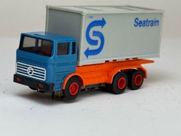 GB5- Faller AMS Mercedes Container LKW Seatrain