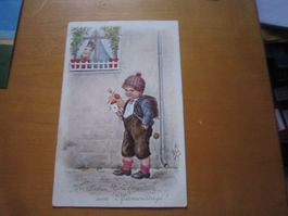 No 14 Postkarte Namenstag 1916