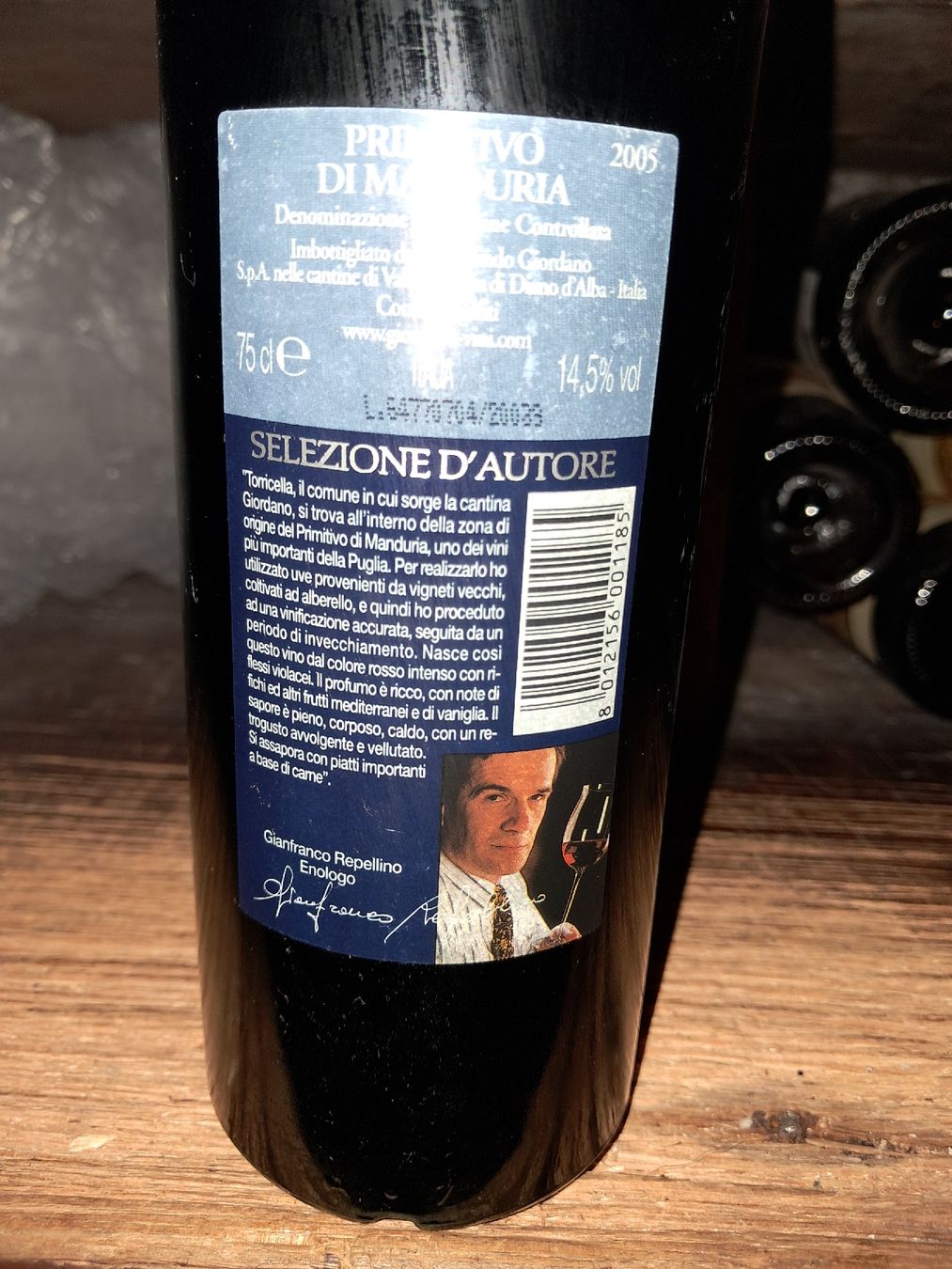 Vino: Giordano Primitivo di Manduria 2005 – Nuovo e nell'imballaggio originale da Le locle venduto da juliensaran 3