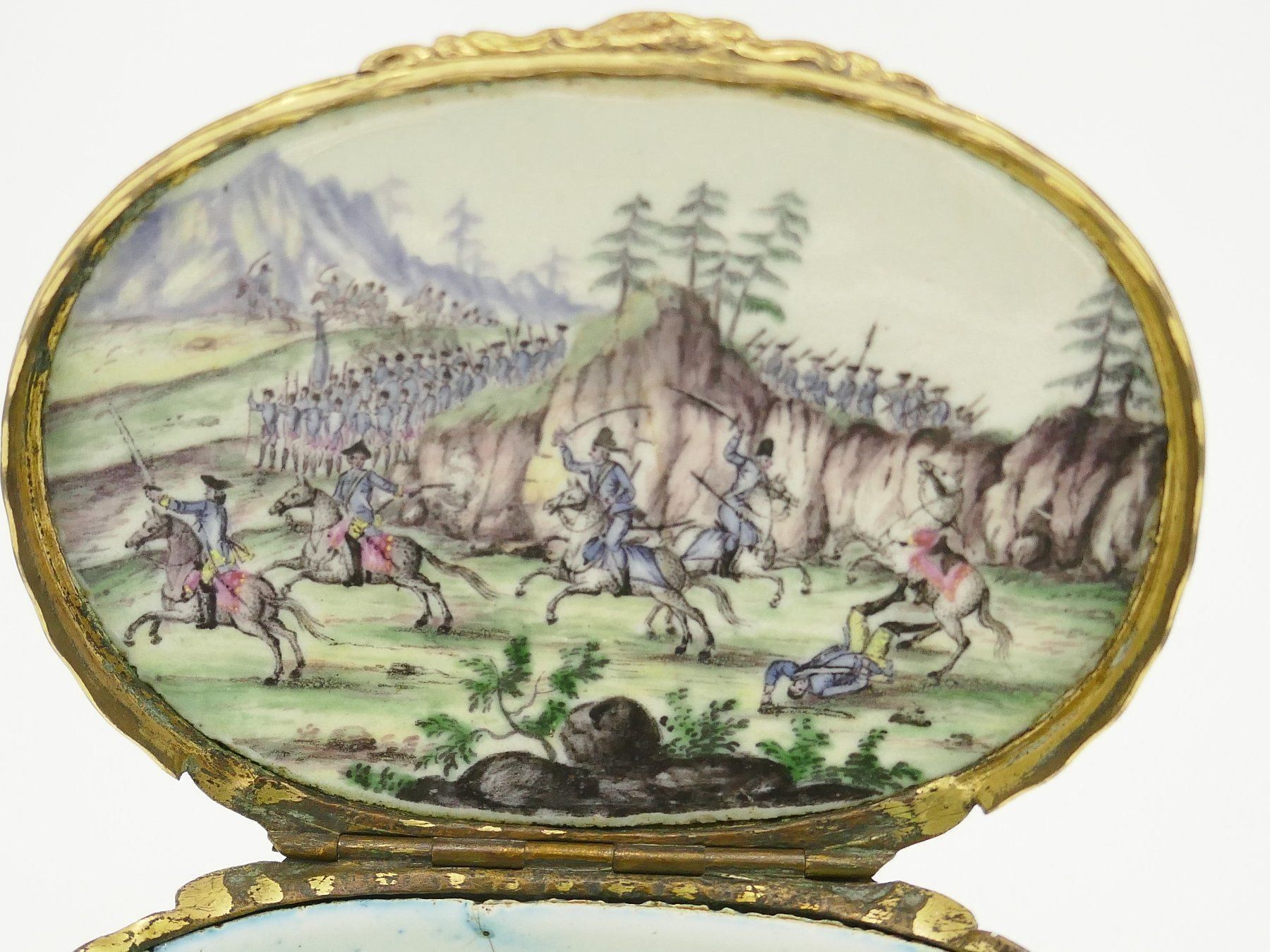 Fotocamera: Seltene Email Dose ca. 1770 8,6 x 6,5 cm – Usato da Schaffhausen venduto da swisswatches-andmore 5