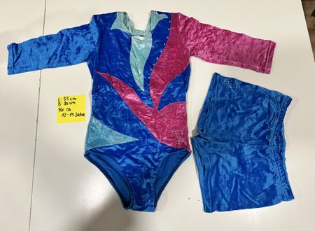 Dress mit Shorts blau/pink ca. 12-14 Jahre