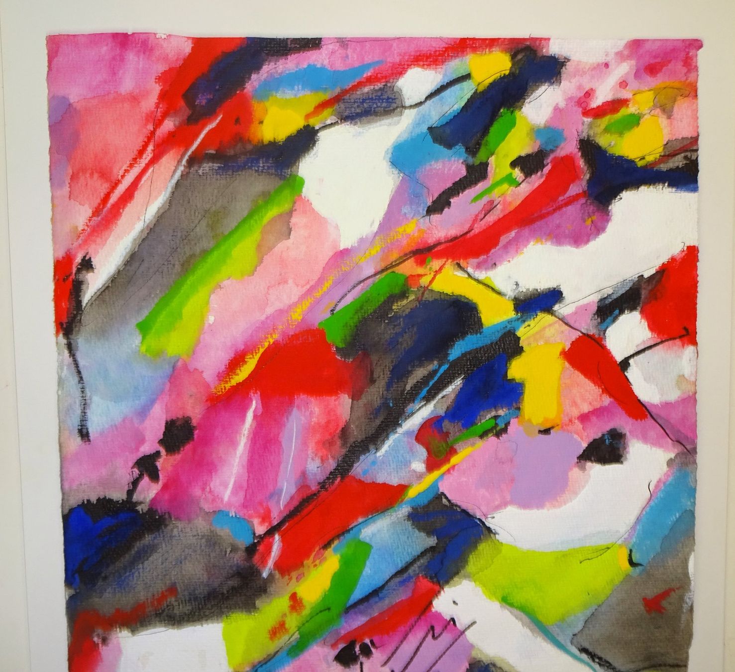 Tableaux: Original Gouache Gemälde 8283 – D'occasion à Zürich par kunstkreis 1