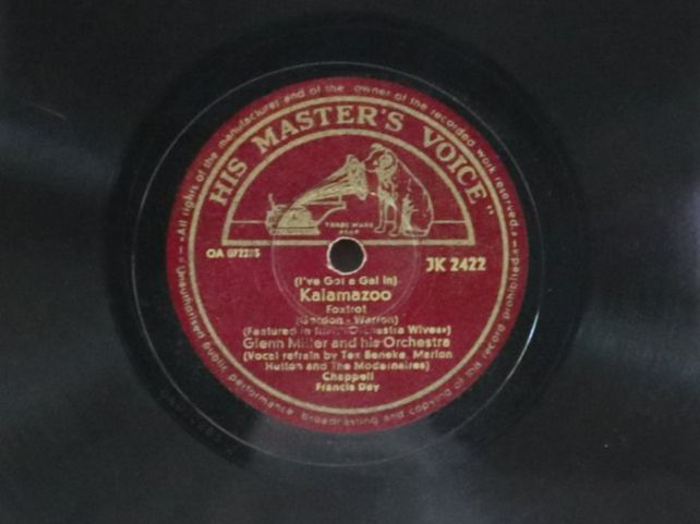 Dischi in vinile: Schellack Glenn Miller Kalamazoo / Blue Moonlight – Usato da Eschenbach SG venduto da Astalavista 2