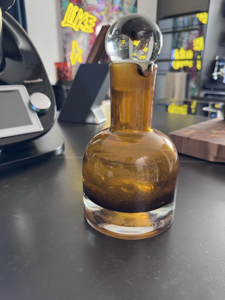 Karaffen: Karaffe Glas bernsteinfarben – Gebraucht aus Eichberg von OanaB 4