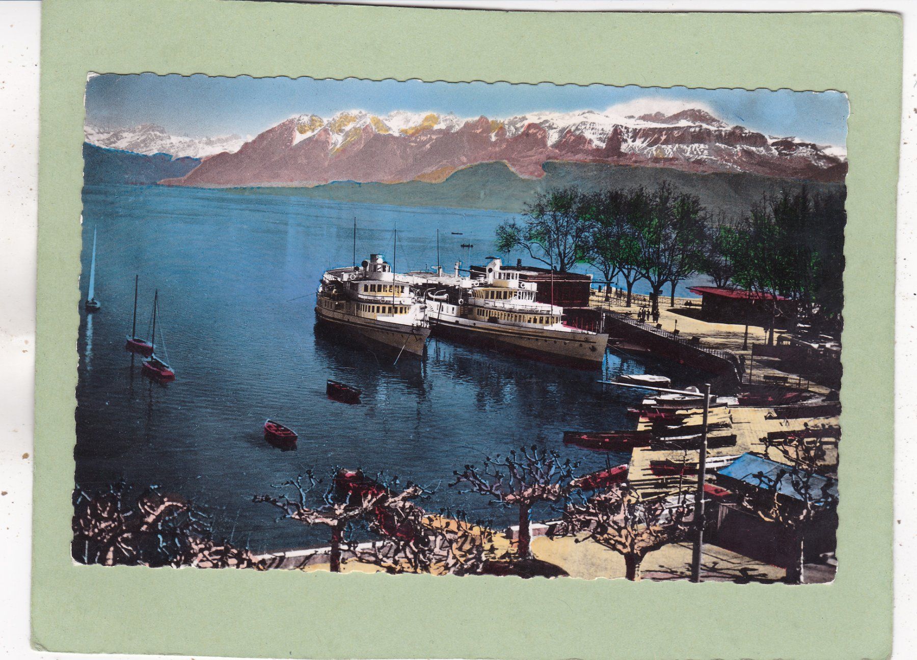 Cartoline postali: Ouchy Lausanne Le Débarcdadère 1951 – Usato da Herisau venduto da Lisegrat2008