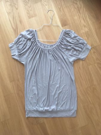 Sommer Top hellgrau/Silber Gr. 36, Edel!