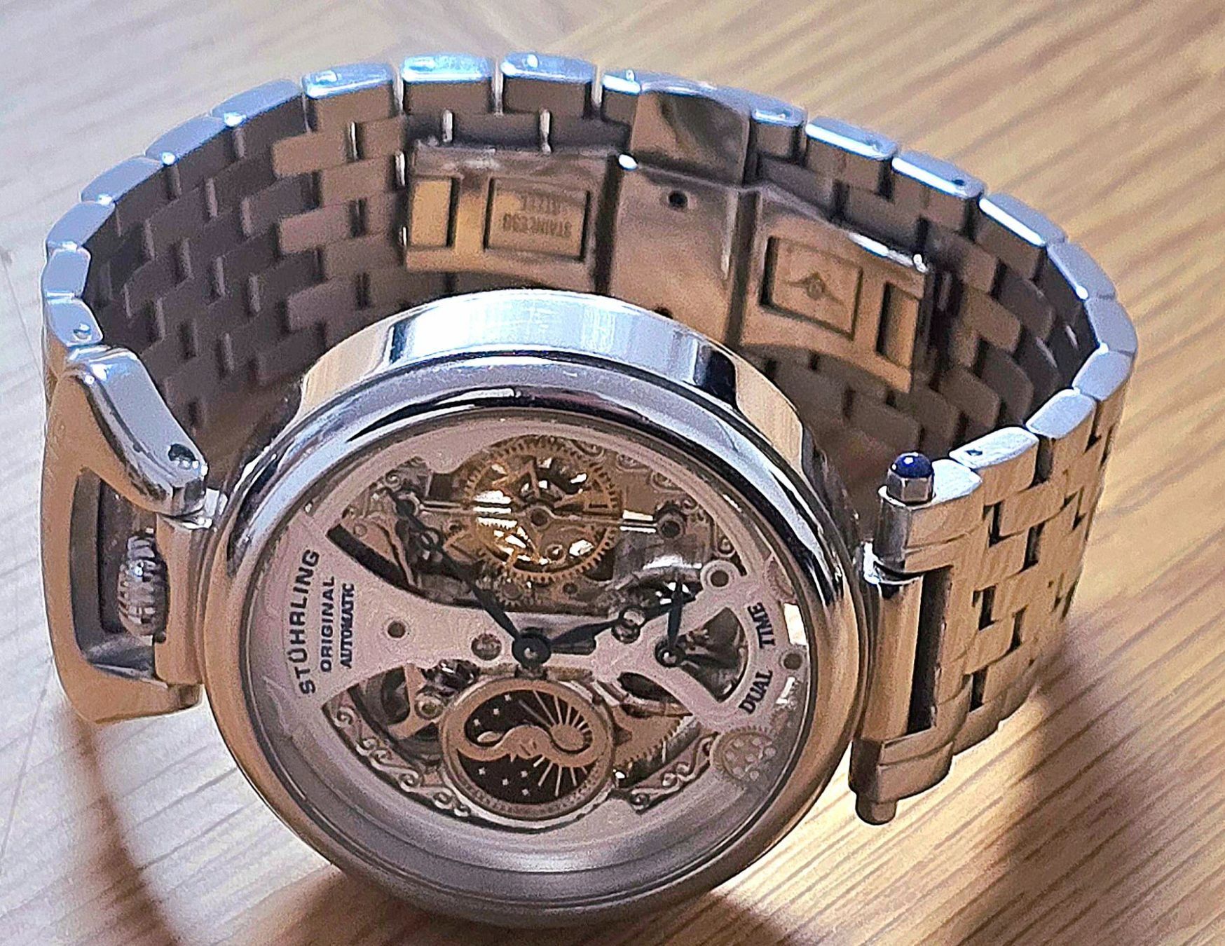 Orologi: STÜHRLING ORIGINAL AUTOMATIC DUAL TIME MEGA RAR – Usato da Nussbaumen AG venduto da Crochartcom 3