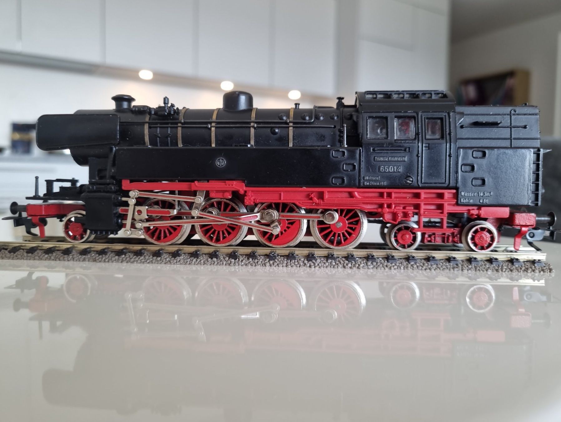 Fleischmann Modellini di ferrovie: Fleischmann DB BR65 Dampflok H0 in OVP – Usato da Zürich venduto da nibadi 5