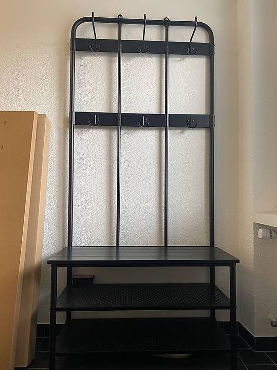Garderobenständer mit Bank/Coat rack with shoe storage bench | Kaufen ...
