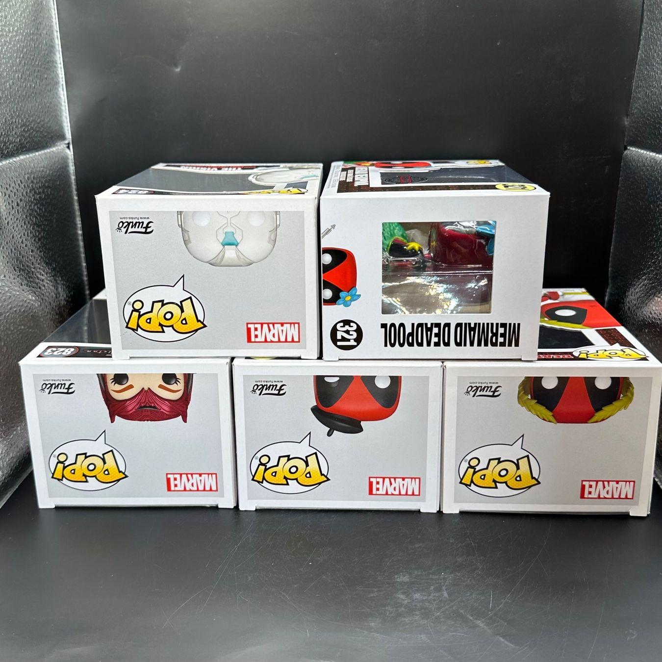 Funko Figuren: Funko Pop Marvel Deadpool 5Stk Sammlung – Gebraucht aus Düdingen von Nerdworld 2