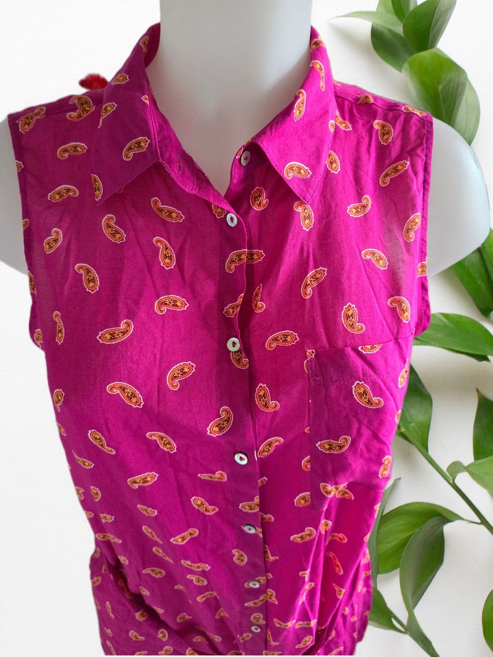 C&A Tuniche: Sommer Tunika - Pink gemustert - Gr. 38 – Nuovo e nell'imballaggio originale da Aarburg venduto da Hystoria 1