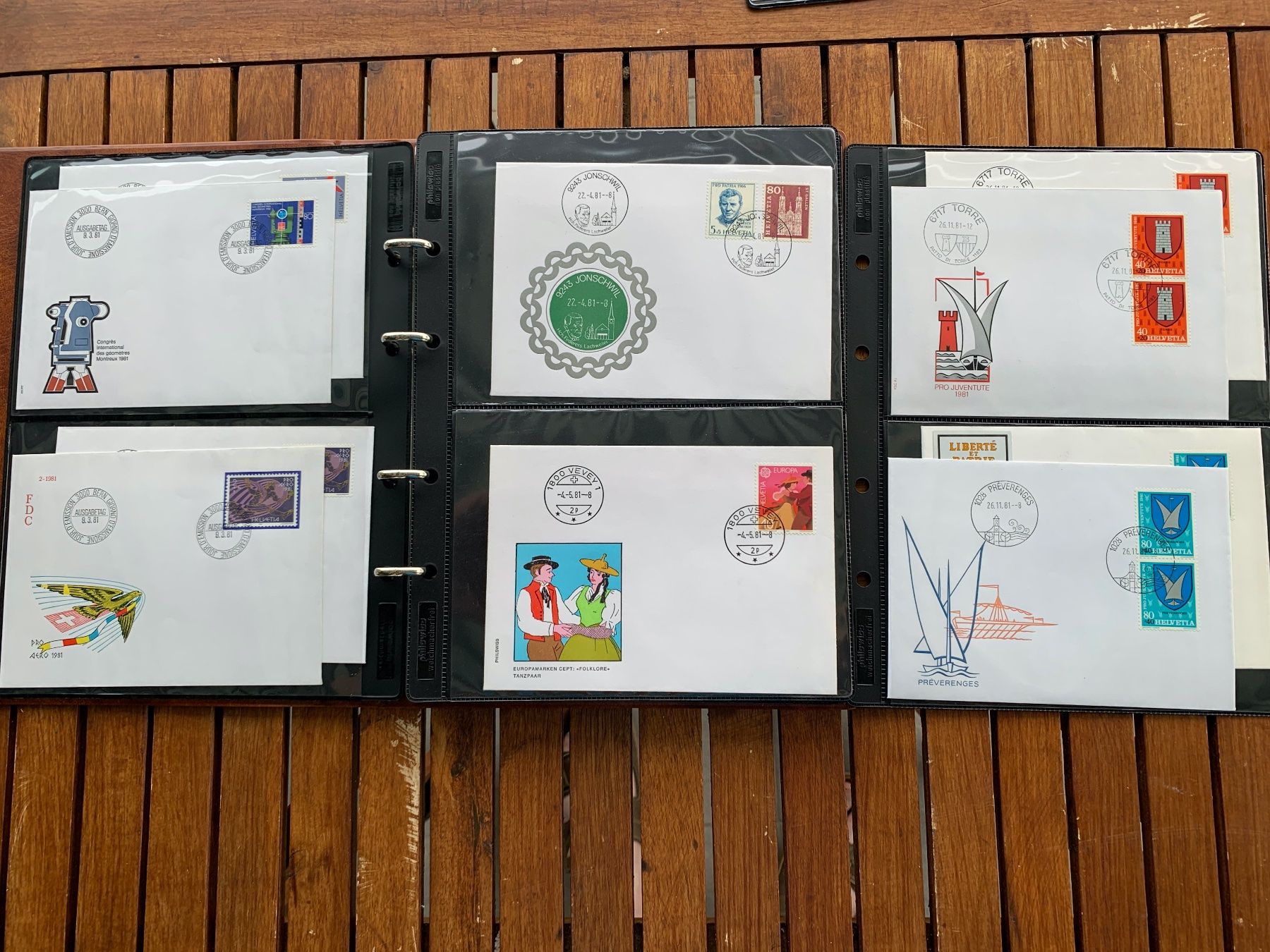 Tutti i francobolli: 1981 - Classeur 59 FDC - mit Einzelmarken - avec tbr isolés – Nuovo (secondo la descrizione) da Chavornay venduto da 4dphila 1