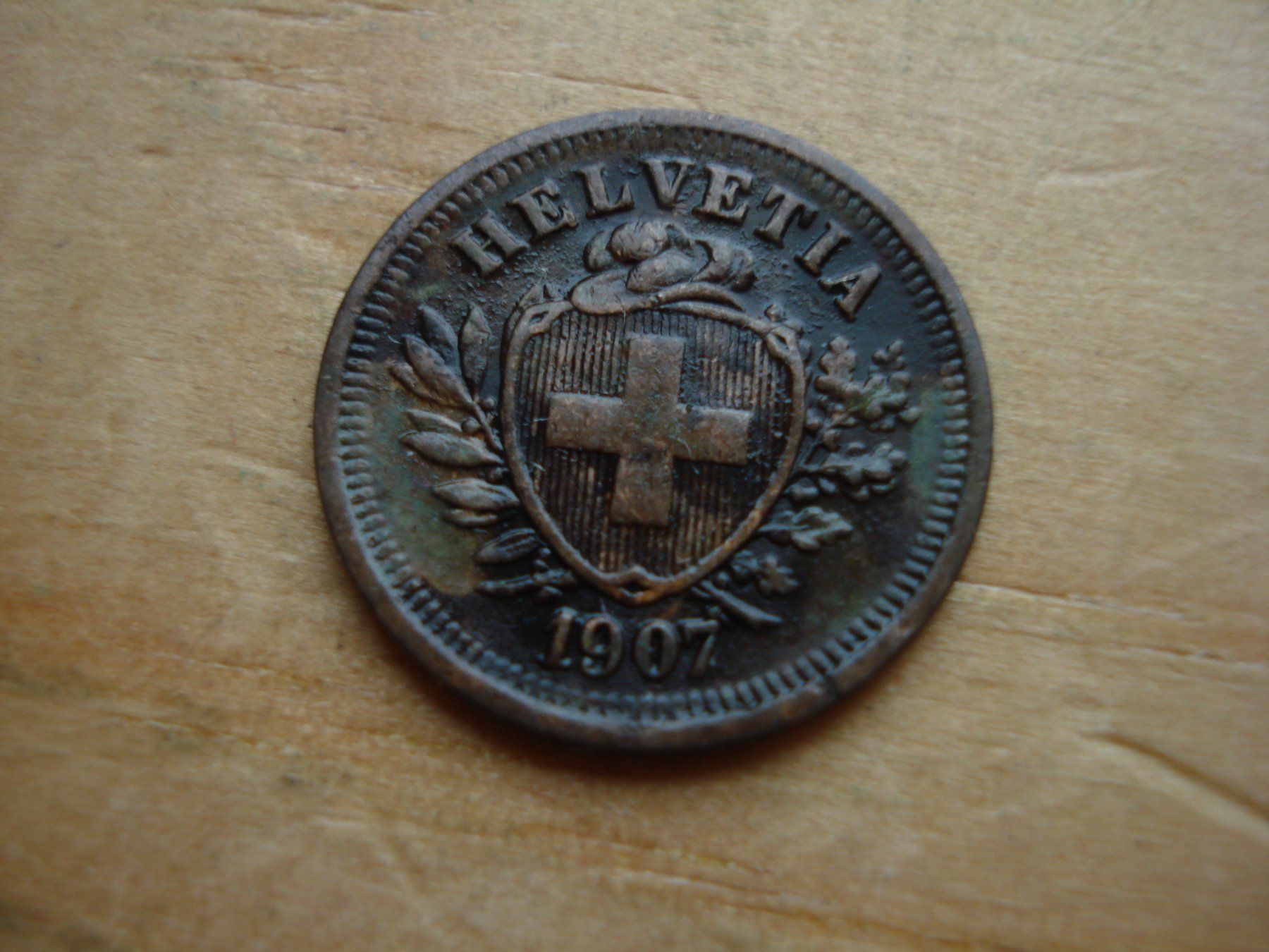 Tutti le monete: (W5) 1 Rappen 1907 – Usato da Erlach venduto da Net-Coins