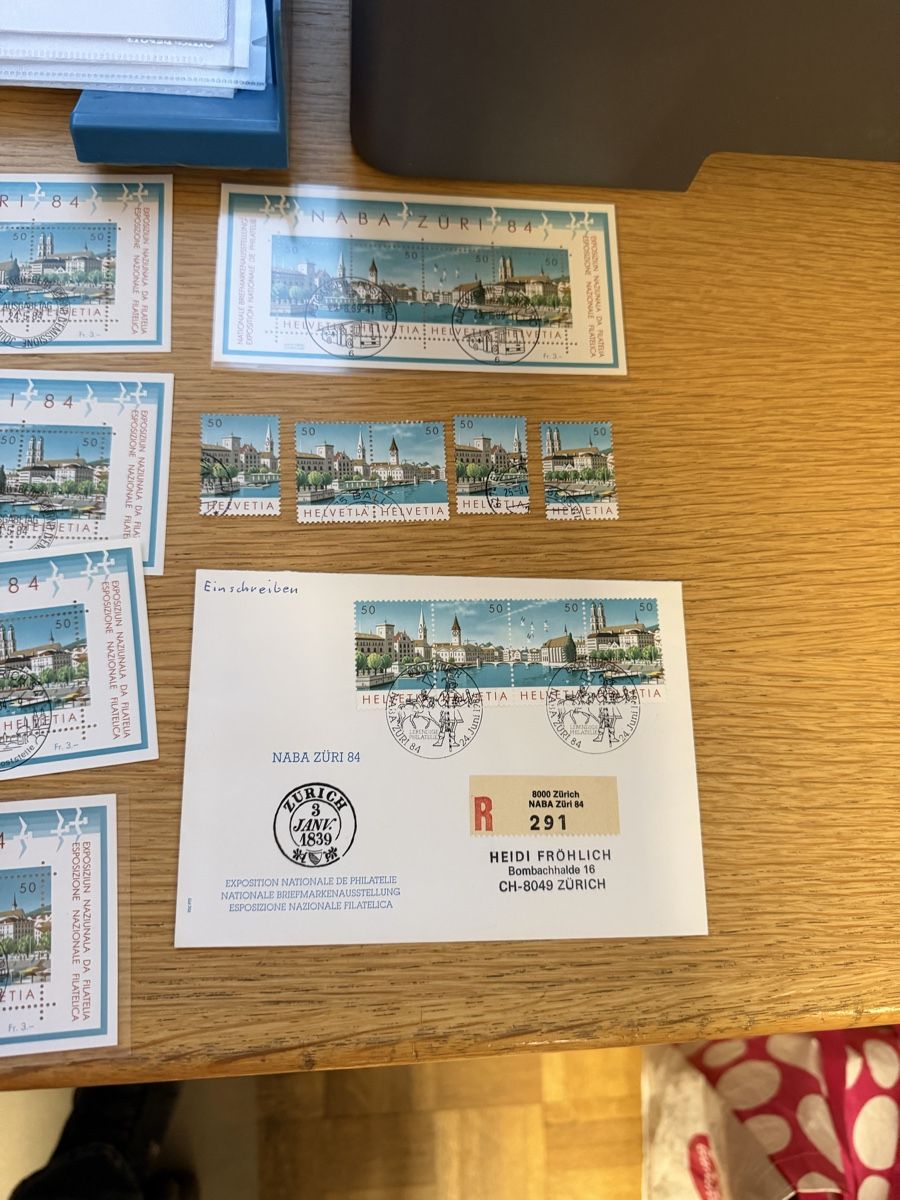 Alle Briefmarken: Dubletten Block Los Schweiz  – Neu (gemäss Beschreibung) aus Murgenthal von Tina_4055 8