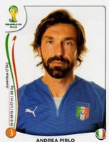 panini wm 2014 pirlo # 327 neu