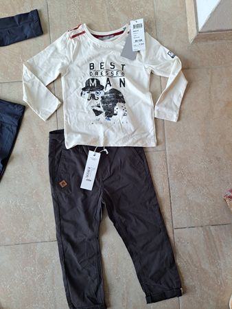 Neu Buben Set Mexx Shirt Ebbe ChinoHose 104 N.P ca 55.00