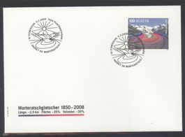 2009, FDC, Schützen wir die Gletscher (Nr. 1300)