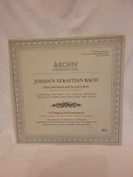 Vinyle JS Bach Cantates 198-201 Archives Produktion