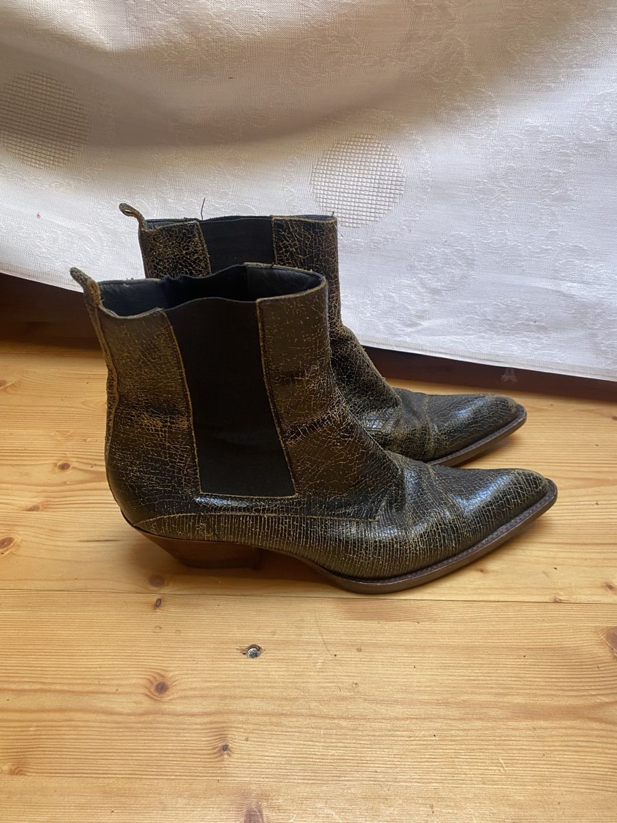 Miu Miu Scarpe da donna: Miumiu Santiags Leder Stiefeletten – Usato da Rehetobel venduto da Norea69 3