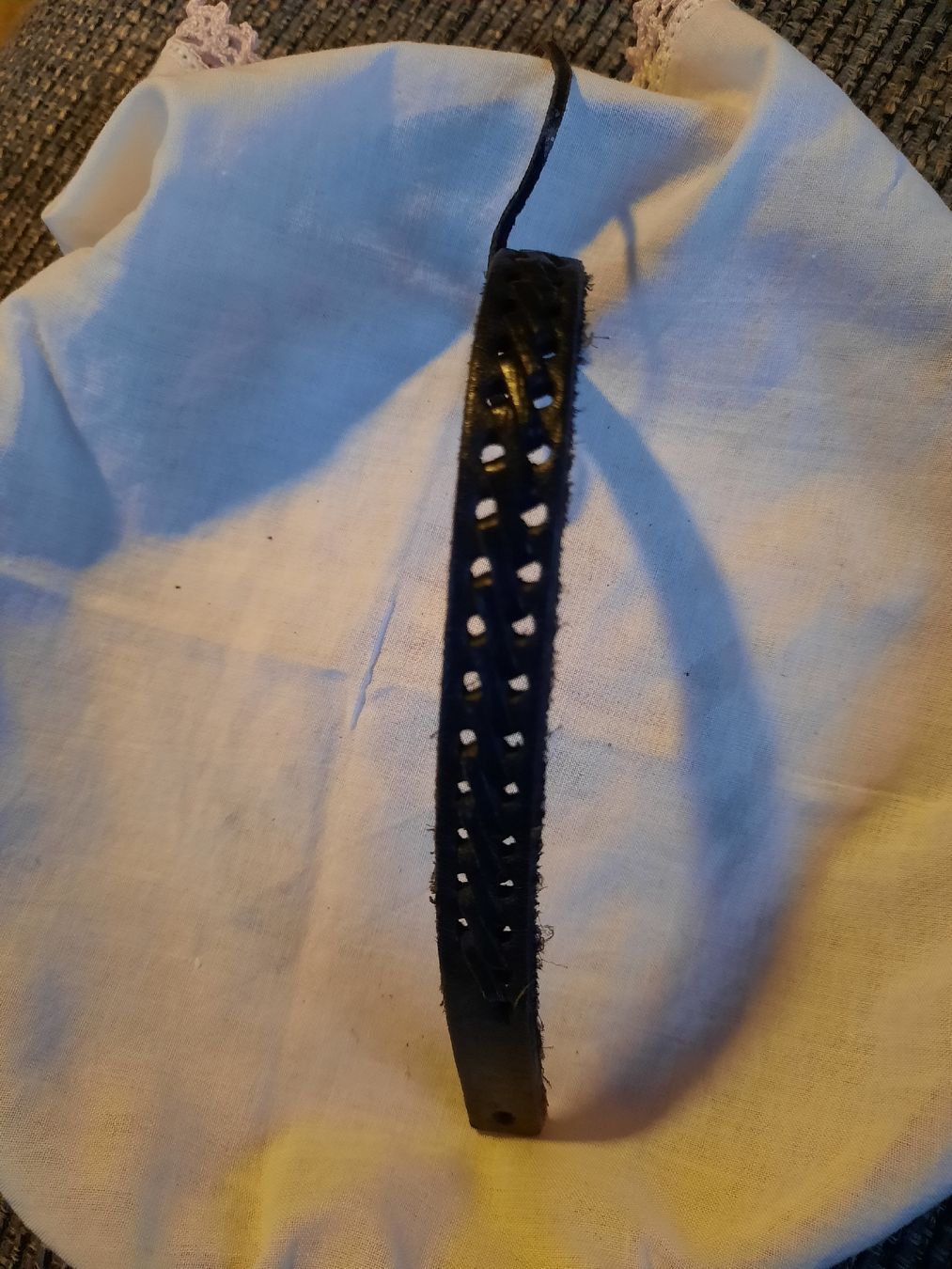Bracciali & Braccialetti: Schwarzes Leder Armband – Nuovo (secondo la descrizione) da Unterterzen venduto da elebo 2