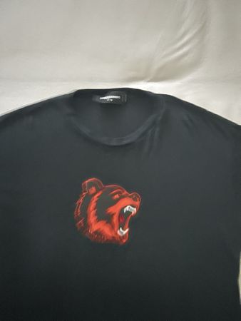 Dsquared2 T-Shirt, neu Grösse M, Schwarz mit Bärenkopf