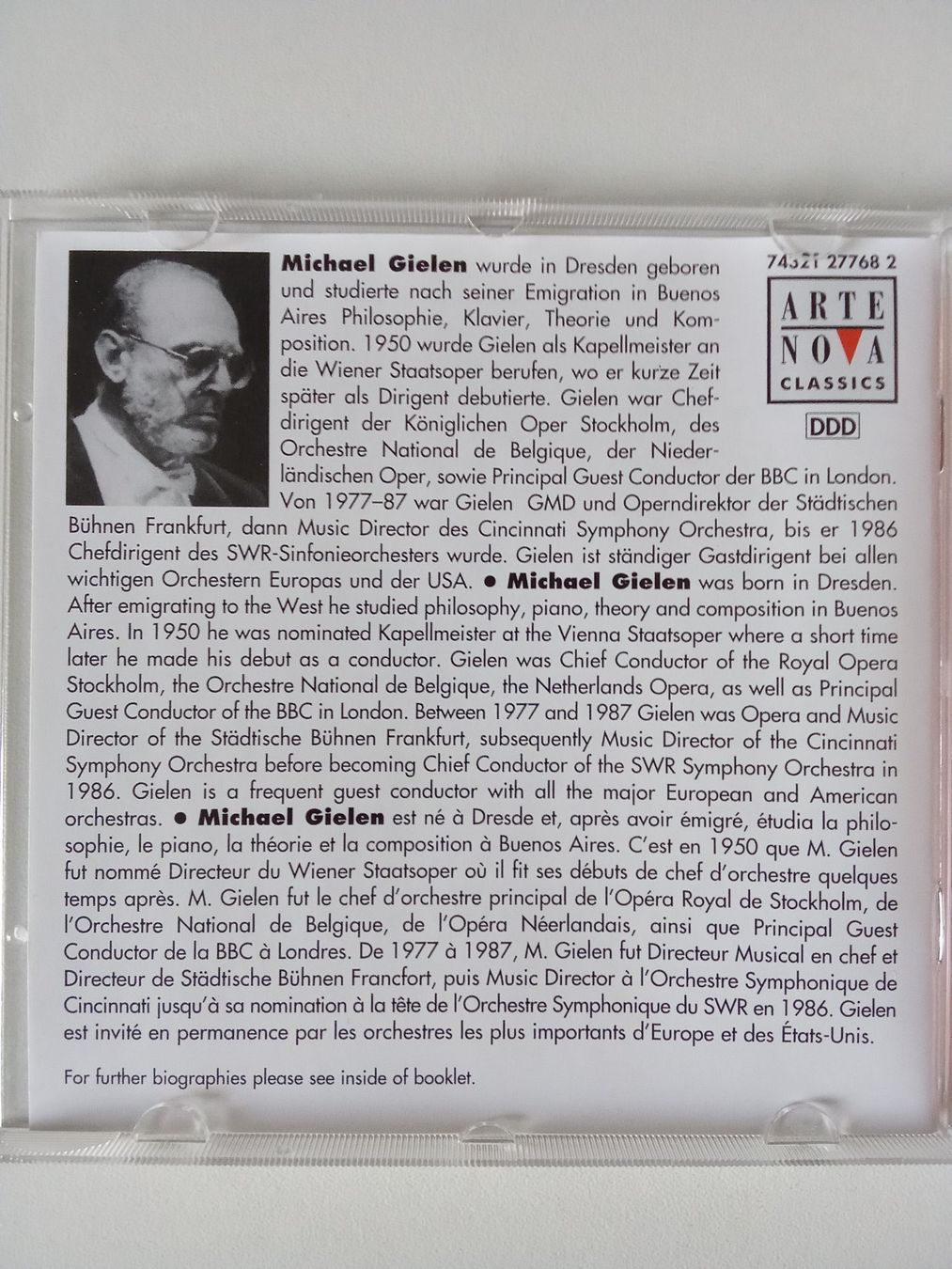 CD: Michael Gielen dirigiert Zemlinsky und Berg – Usato da Bilten venduto da Bora3 3