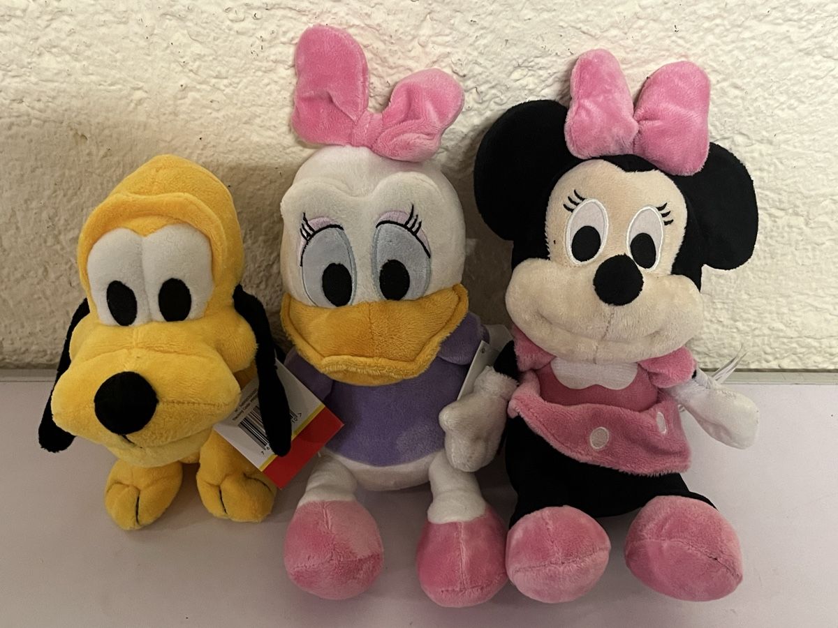 Süsses Disney Stofftier-Set: Minnie, Daisy & Pluto (nik17) (Neu (gemäss ...