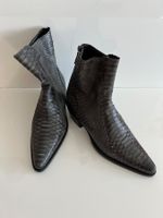 Echt-Schlangenleder Stiefeletten, Grösse 39.5, von Benson's