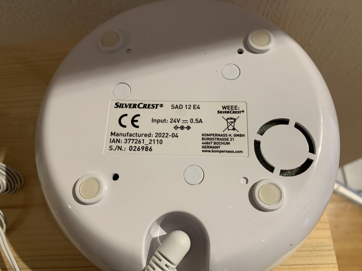 Diffusori di oli essenziali: Diffuseur d'arômes Silvercrest à ultrasons. – Nuovo (secondo la descrizione) da Prilly venduto da Sissi_1009 3