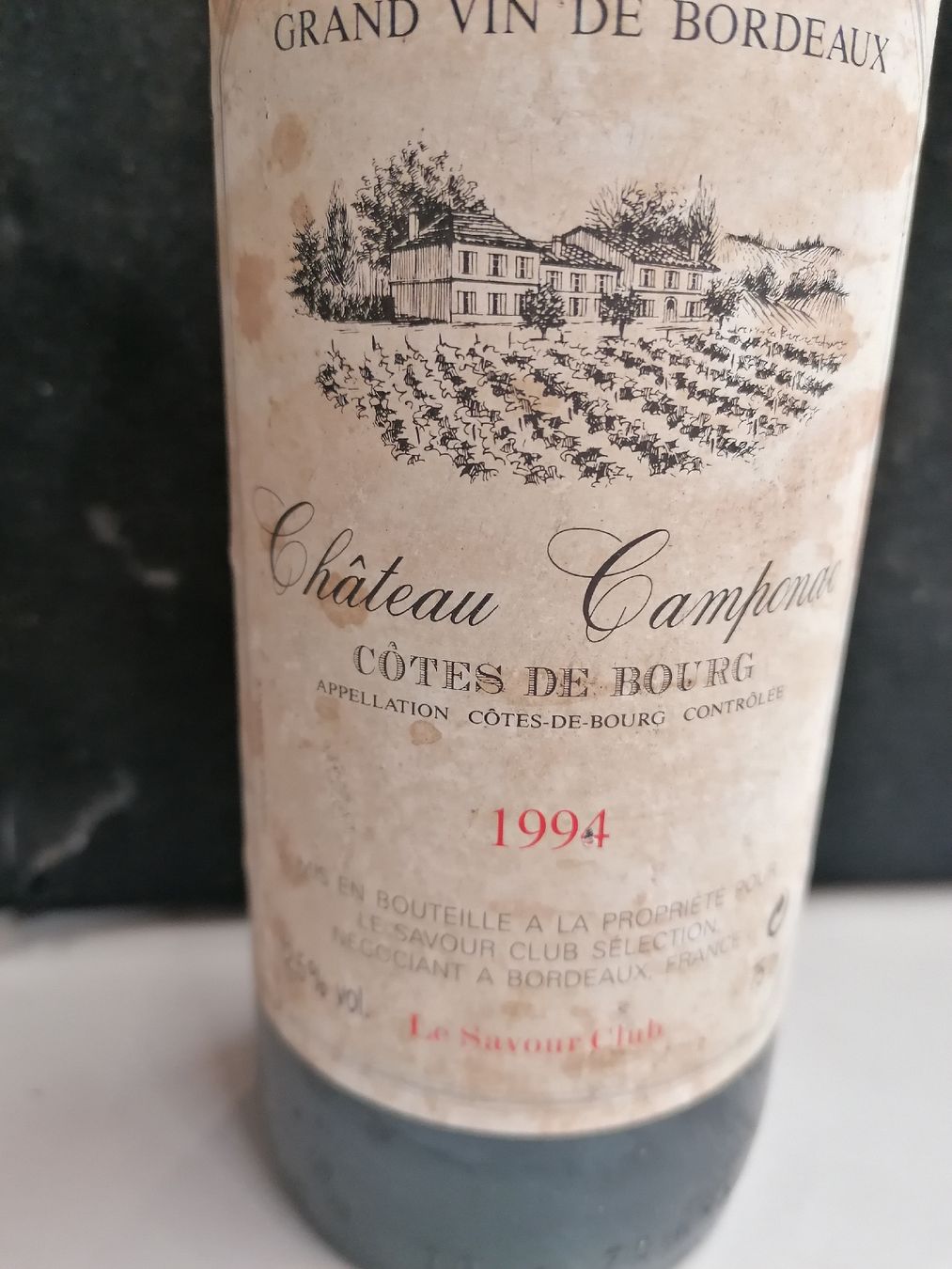Vino: CHÂTEAU CAMPONAC 1994 – Nuovo (secondo la descrizione) da Genève venduto da Leboucheoreilles 1