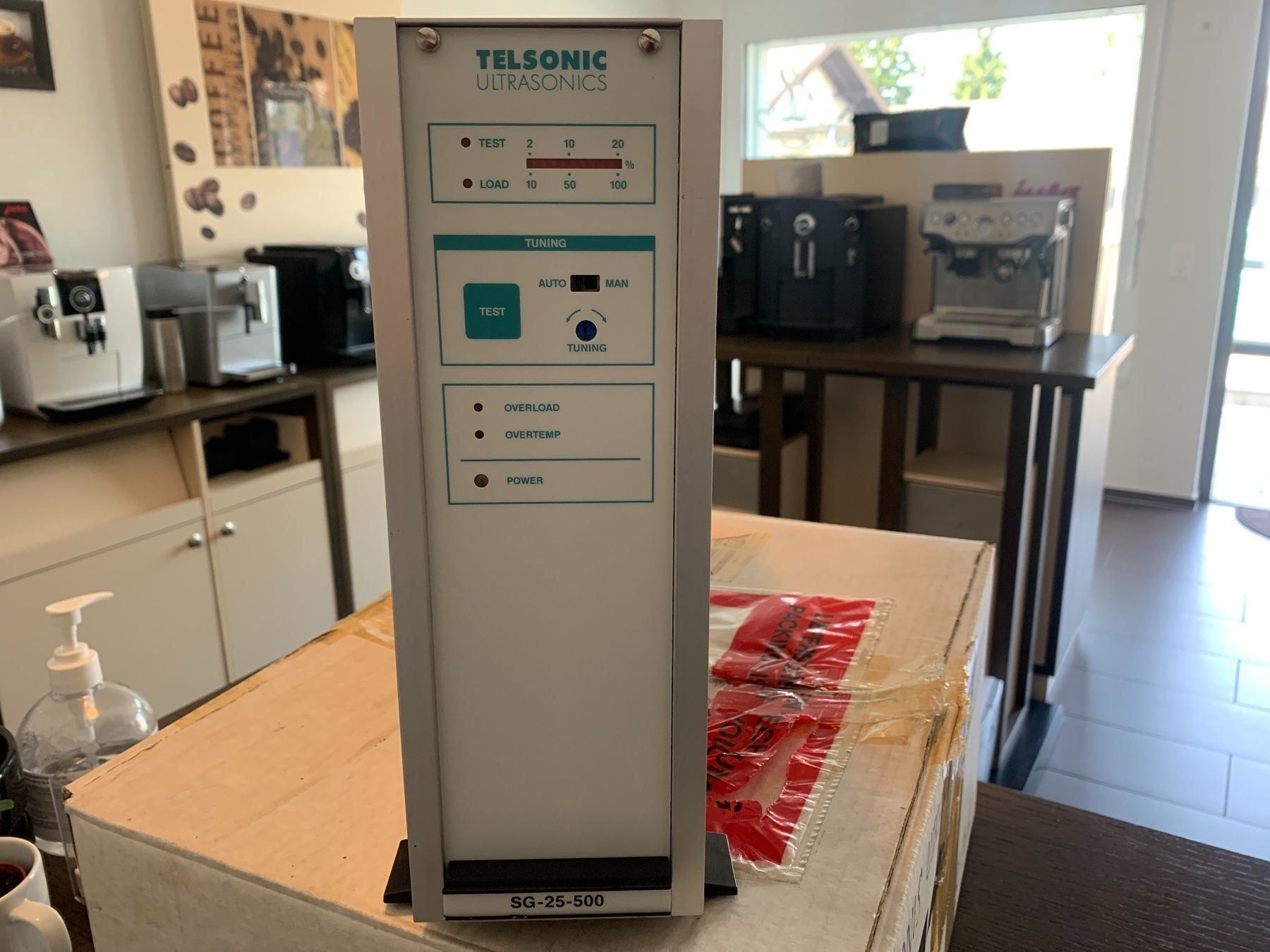 Zaugg Alle Maschinen: TELSONIC ULTRASONIC GENERATOR SG 25-500 – Neu und originalverpackt aus Root von EH.Kaffeemaschinen 2