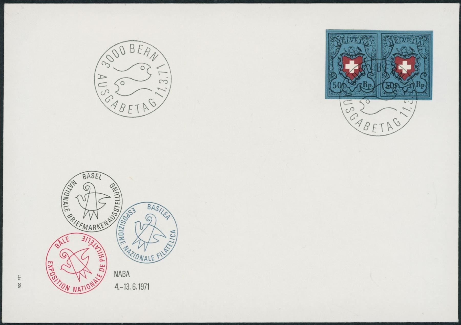 Tous les timbres: 1971 - Naba - Blockausschnitte - FDC U1 – D'occasion à Schindellegi par leecollect 1