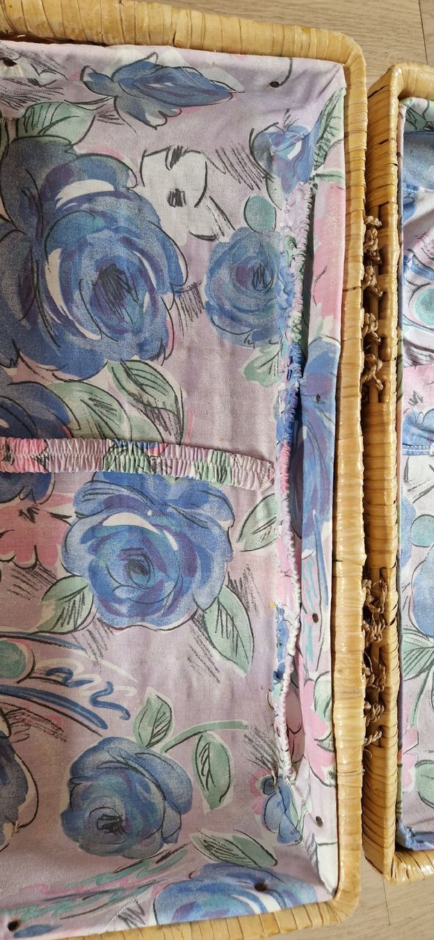 Sonstiges für Haushalt & Wohnen: Bastel-/Picknickkorb mit Blumenmuster  – Gebraucht aus Gasel von sale65 3