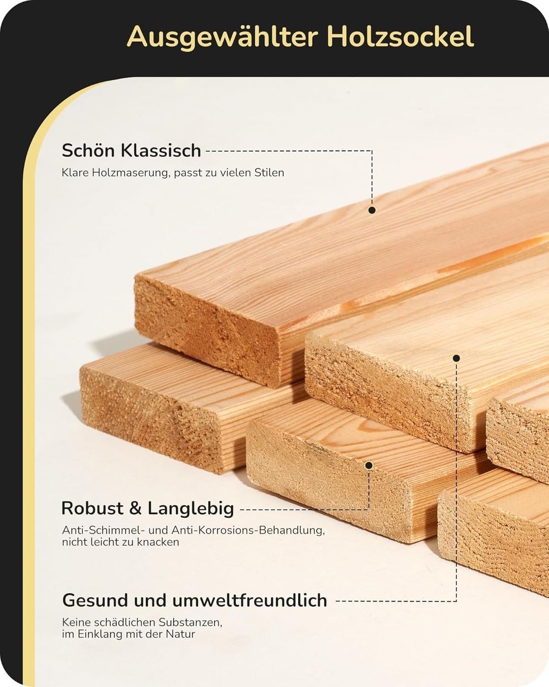 Lampade: Tischlampe Holz Touch Dimmbar 3 Farbtemperaturen – Nuovo e nell'imballaggio originale da Nuglar venduto da SmartLiving24 2